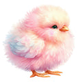 Pastel Chicks Fabric Panel 1
