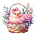 Pastel Chicks Fabric Panel 13
