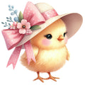 Pastel Chicks Fabric Panel 17