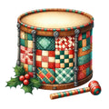 Patchwork Christmas Fabric Panel 20