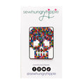 Patchwork Skull Enamel Pin