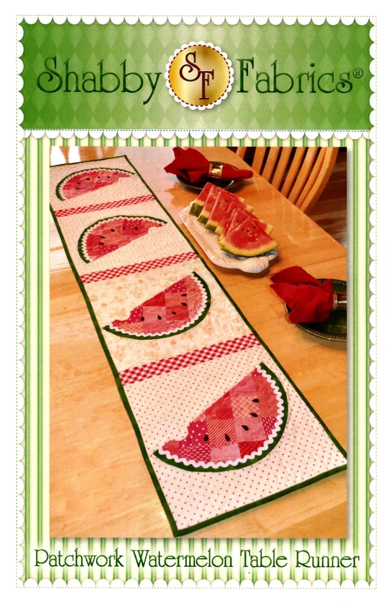 Patchwork Watermelon Table Runner