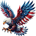 Patriotic Eagle Fabric Panel 4