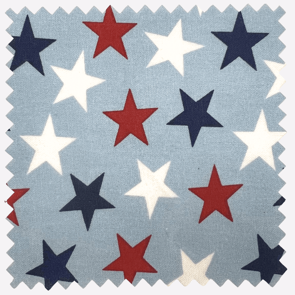 Patriotic Stars 108" Supreme Backings - Large Stars on Light Blue Wideback Fabric Per Yard