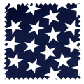 Patriotic Stars 108" Supreme Backings - Large White Stars on Navy Wideback Fabric Per Yard