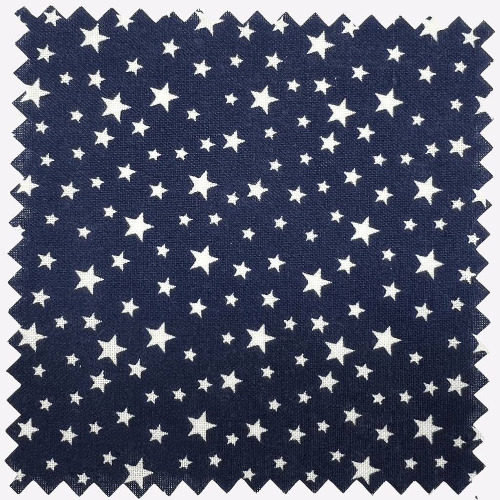 Patriotic Stars 108" Supreme Backings - White Stars on Navy Wideback Fabric Per Yard