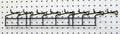 Pattern Display Rack 8 Hooks Angle Right