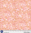 Peach / Coral Frost FROS-6064-J Cotton 44/45 Fabric Per Yard