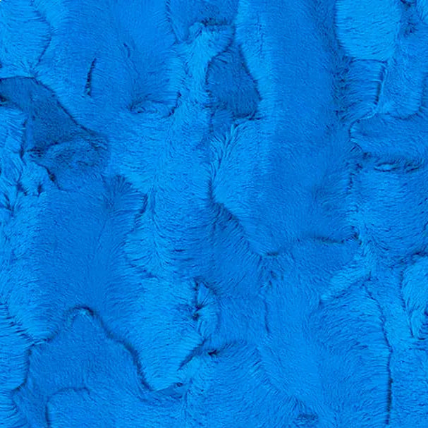 Peacock Luxe Cuddle Hide 58/60" Fabric per yard