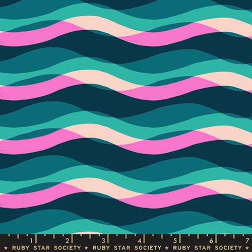Peacock Poolside Too 43"/44" Cotton Fabric Per Yard