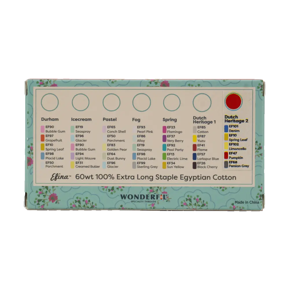 Petra Prins Efina Packs - Egyptian Cotton Threads