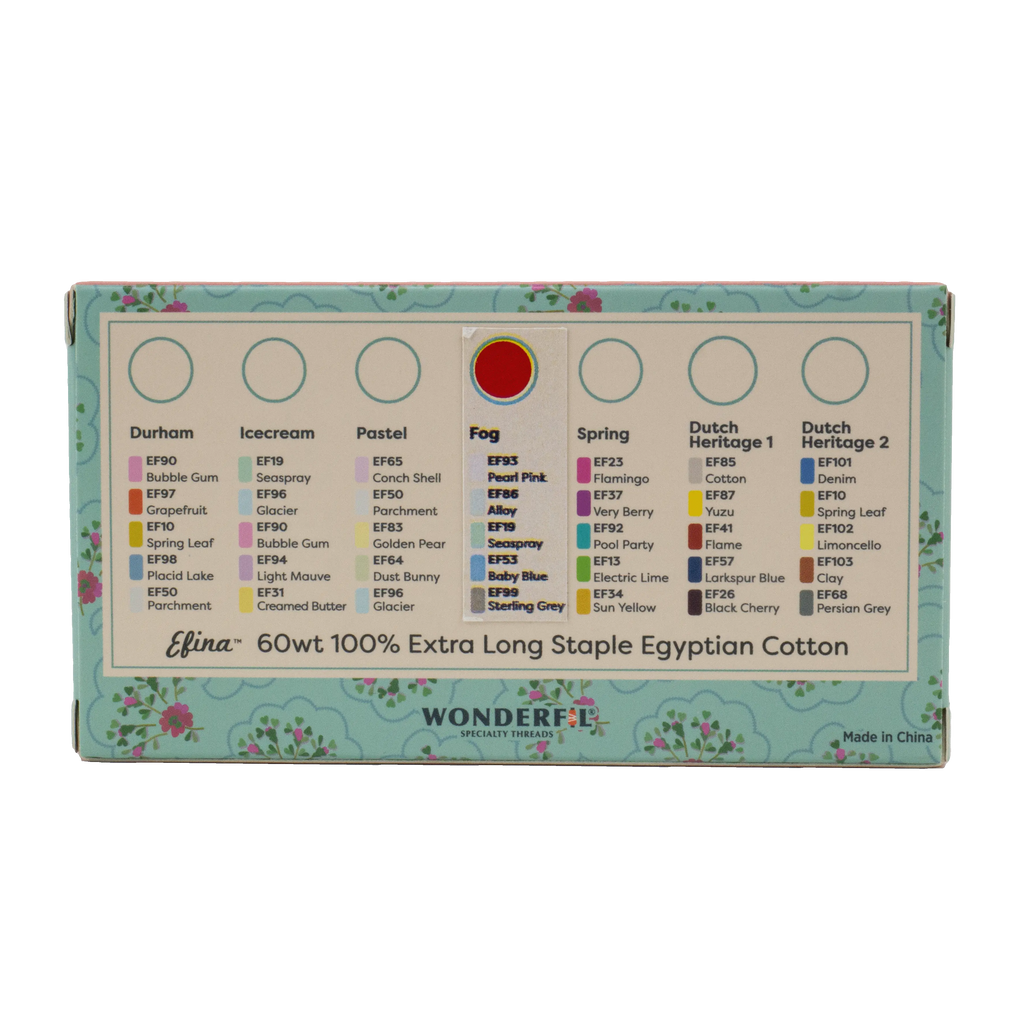 Petra Prins Efina Packs - Egyptian Cotton Threads