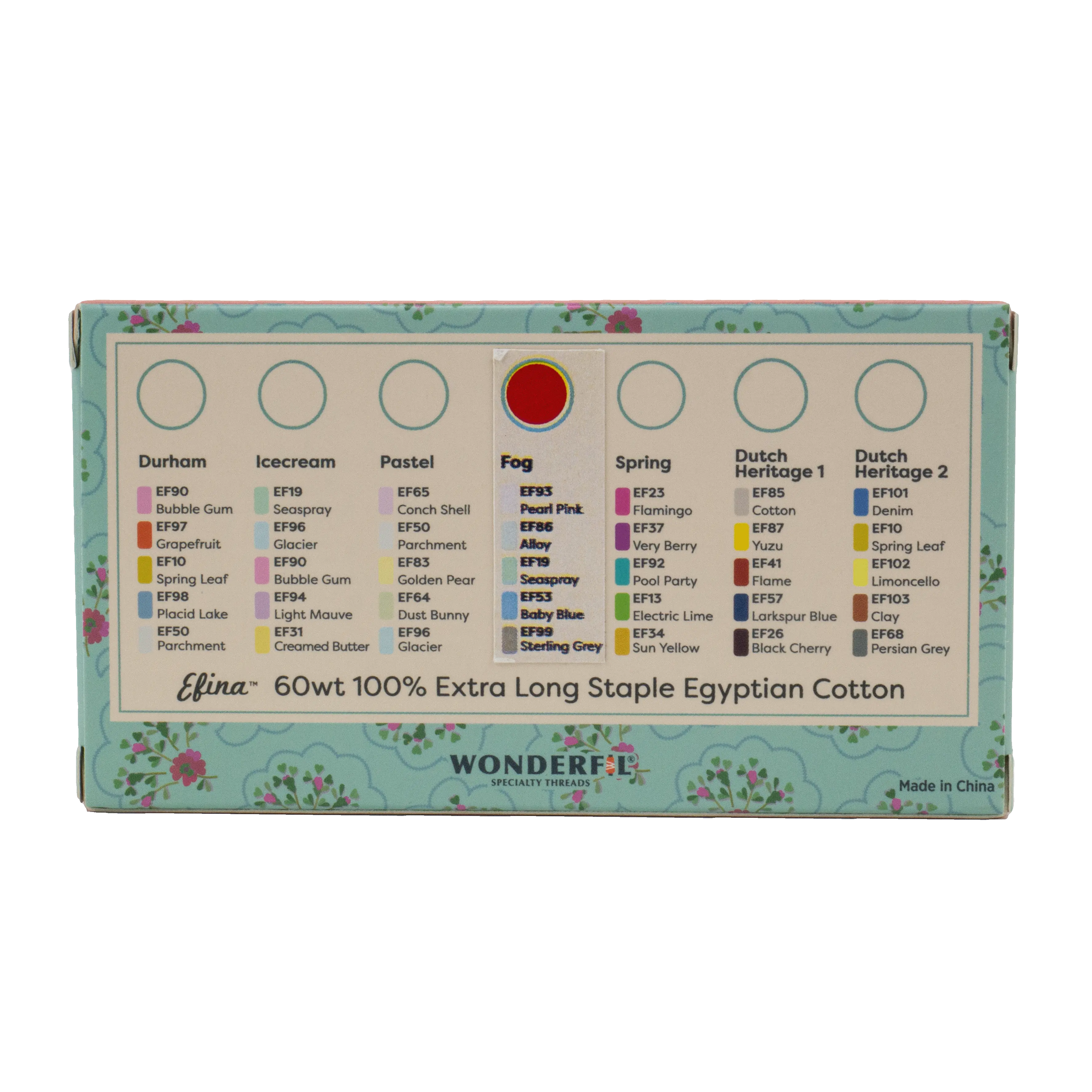 Petra Prins Efina Packs - Egyptian Cotton Threads