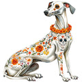 Pets de Los Muertos Fabric Panel 11