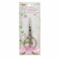 Pewter Teardrop Handle Heirloom Embroidery Scissors