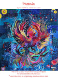 Phoenix Collage Pattern by Laura Heine