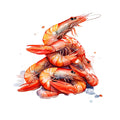 Pile of Shrimp Fabric Panel 7