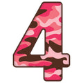 Pink Camo Alphabet Fabric Panel 23
