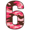 Pink Camo Alphabet Fabric Panel 25