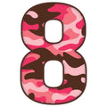 Pink Camo Alphabet Fabric Panel 27