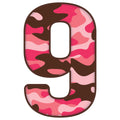 Pink Camo Alphabet Fabric Panel 28