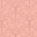 Pink Desert April Showers & Coonley Tulip Cotton Wideback Fabric per yard