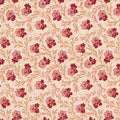 Pink Floral Garland Lost Gardens of Heligan Cotton 43"/44" Fabric Per Yard