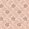 Pink Floral Trellis Lost Gardens of Heligan Cotton 43"/44" Fabric Per Yard