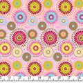 Pink Lucky Medallion 45" Wide Cotton Fabric Per Yard
