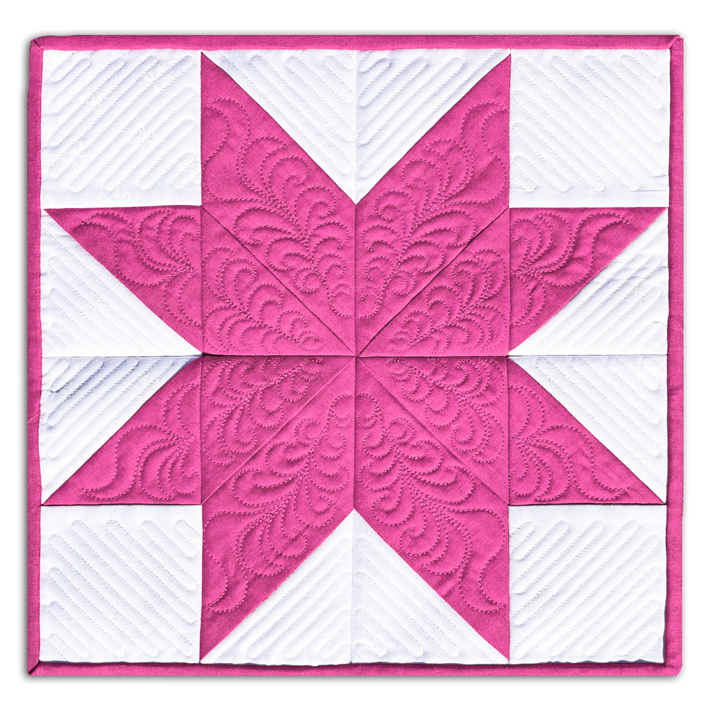 Poinsettia Quilt In-the-Hoop Machine Embroidery Set Pickle Pie Designs
