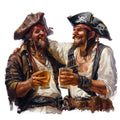Pirate Jolly Fabric Panel 29