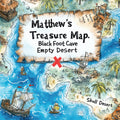 Pirate Treasure Map Fabric Panel 20