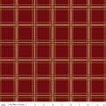 Plaid-Venture Club - Hunter - Mahogany 44"/45" Fabric Per Yard