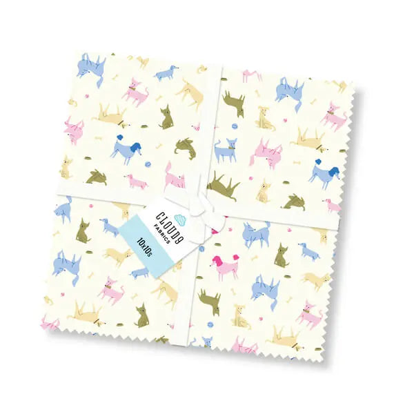 Playful Dogs by Cloud9 - 10x10 Layers (42 Squares)