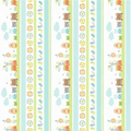 Playhouse Pals - Stripe 44" / 45" Fabric Per Yard