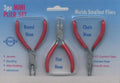Plier Set Round, Flat & Chain Nose 3pc