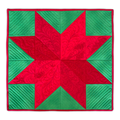 Poinsettia Quilt In-the-Hoop Machine Embroidery Set Pickle Pie Designs