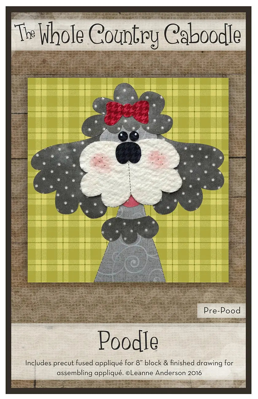 Poodle Precut Applique