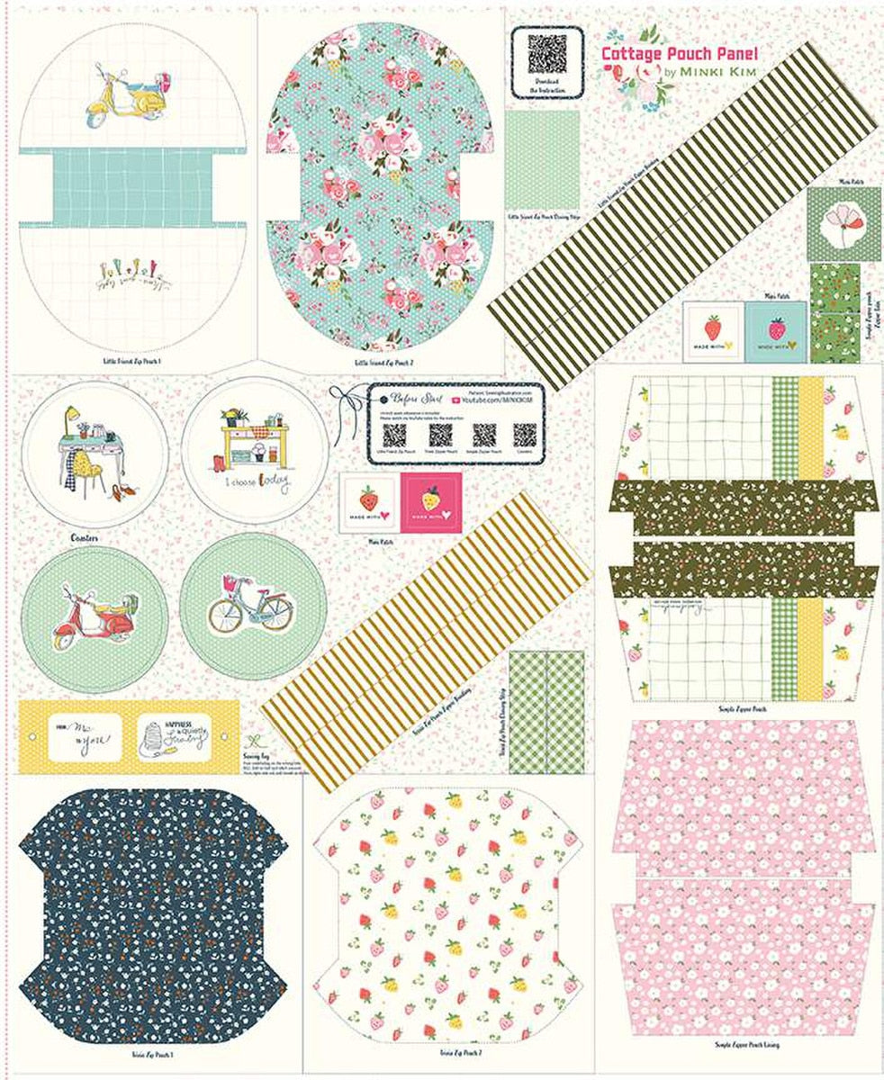 Pouch Panels Cottage Pouch 35 1/2" x 43 1/2" Panel
