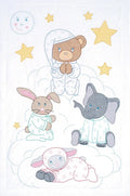 Praying Bear and Friends Crib Quilt Top