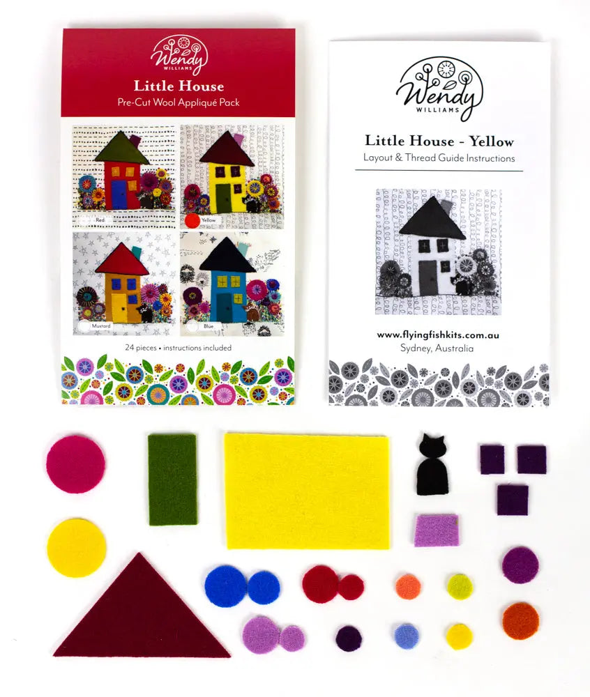 Pre-cut wool kits by Wendy Williams