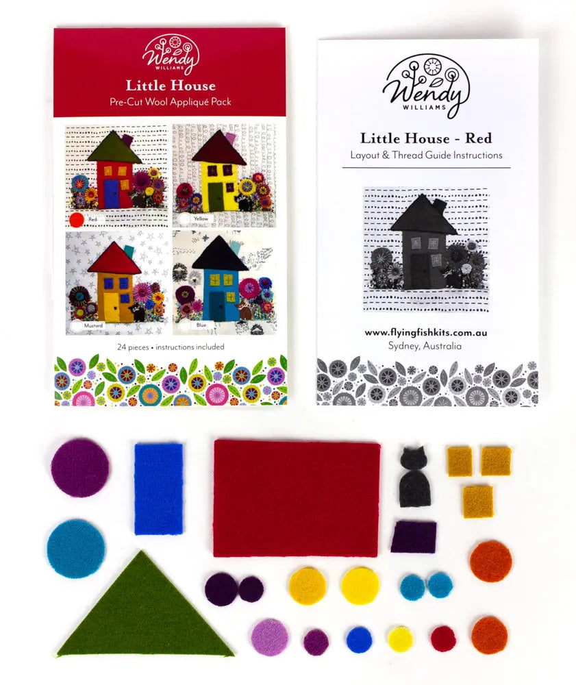 Pre-cut wool kits by Wendy Williams