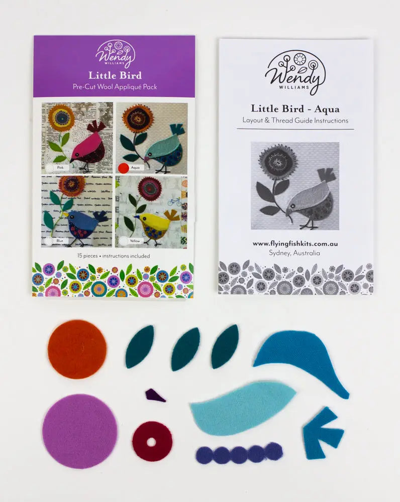 Pre-cut wool kits by Wendy Williams