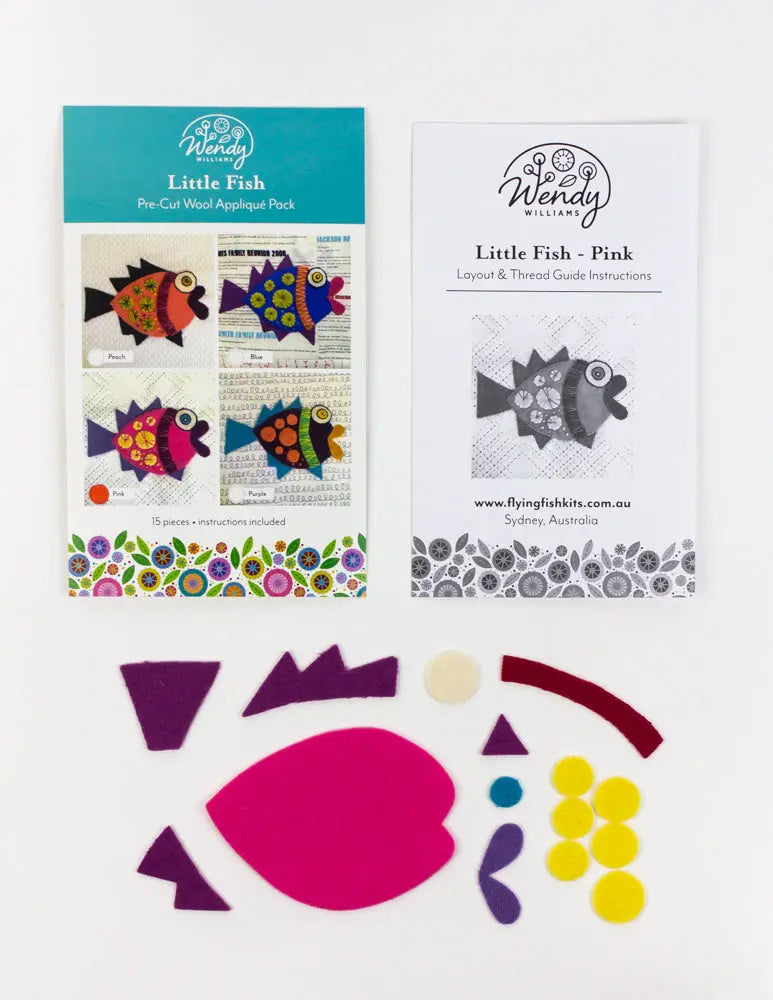 Pre-cut wool kits by Wendy Williams
