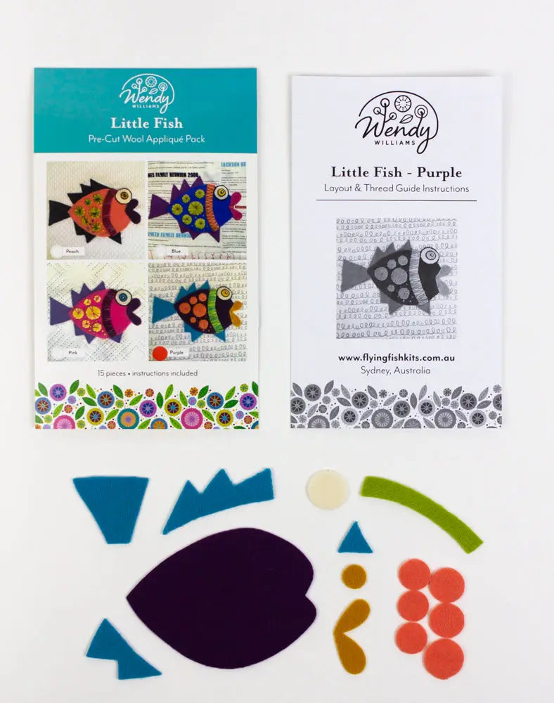 Pre-cut wool kits by Wendy Williams