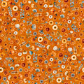 Pumpkin Ditzy Floral Harvest Hollow 44"/45" Cotton Fabric per yard