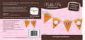 Pumpkin Pie Banner In the Hoop Embroidery Design Collection