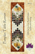 Pumpkin Table Runner in Stained Glass