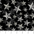 Pumpkin Toss Black 44"/45" Cotton Fabric Per Yard