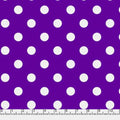 Purple Big Dots 45" wide Fabric per yard